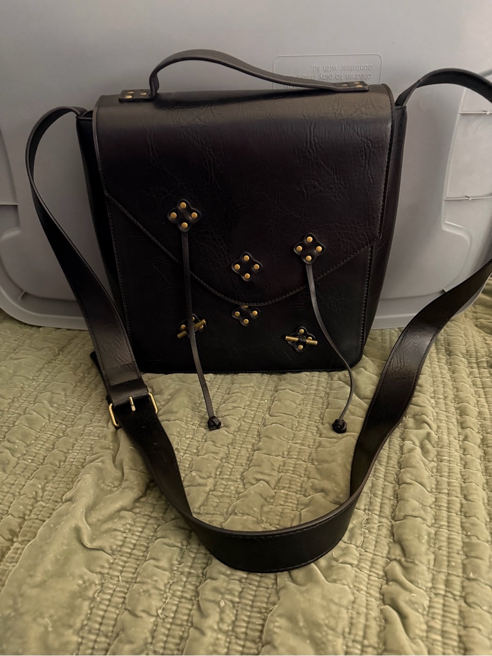 Her Universe Elphaba Thrope Wicked Black Crossbody Satchel